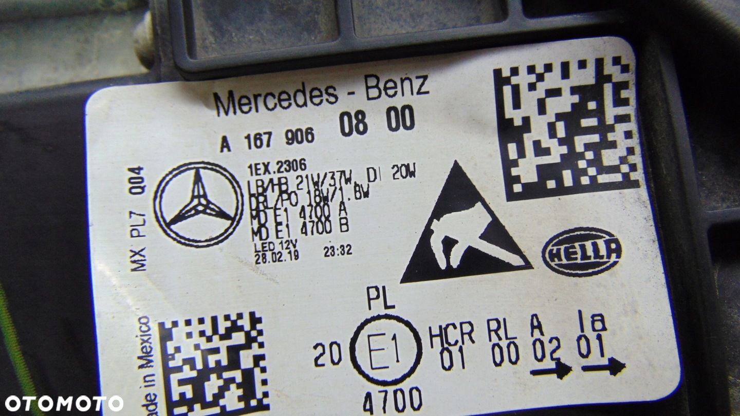 MERCEDES GLE W167 FULL LED PERFORMANCE LAMPA LEWA - 4