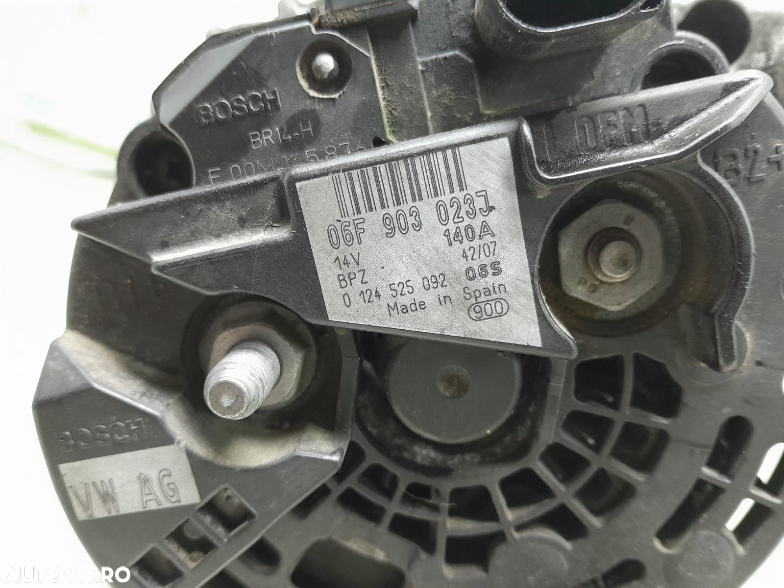 Alternator 1.9 2.0 tdi 06f903023j Audi A1 8X [2010 - 2014] - 7