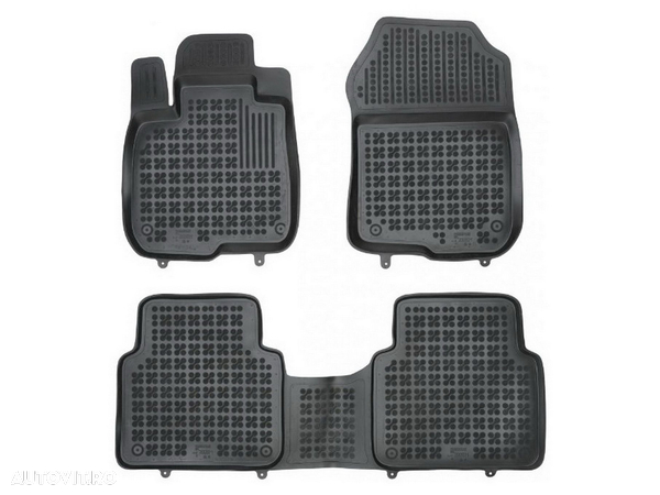 Covorase Presuri Auto Negru din Cauciuc compatibil cu Honda CR-V V (20