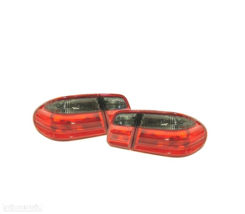 PILOTOS MERCEDES CLASSE E W210 95-02 VERMELHO ESCURECIDO - 1