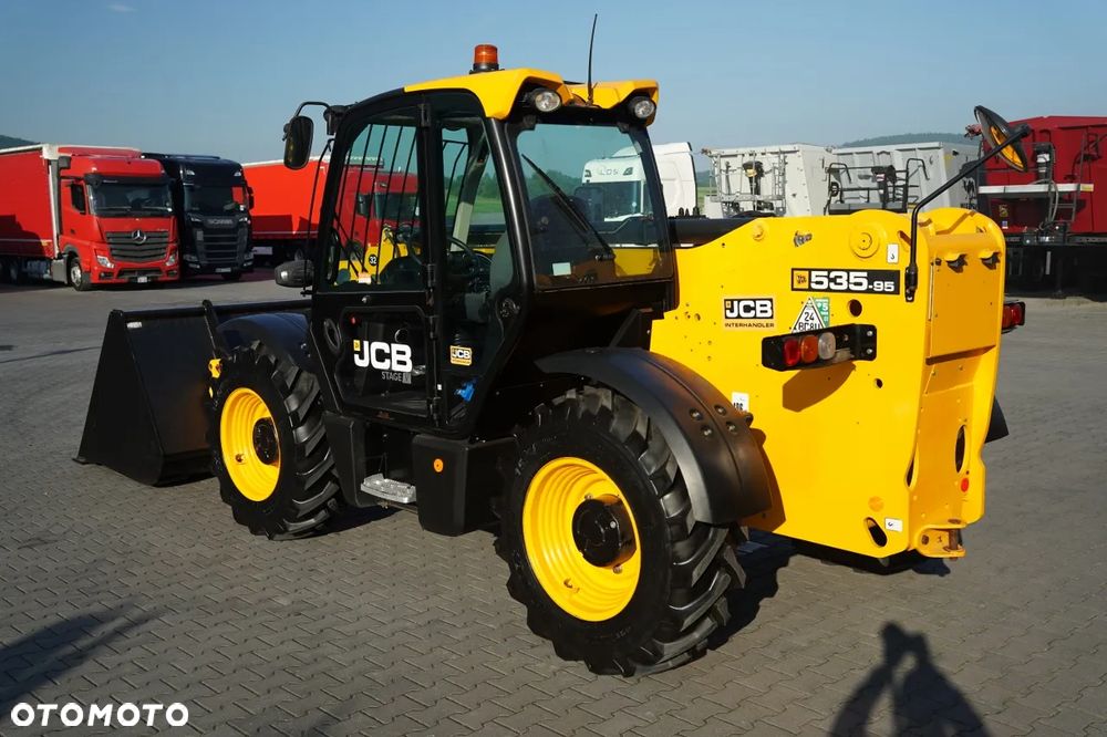 JCB 535-95 / ŁADOWARKA TELESKOPOWA / ŁYZKA / WIDŁY / ŁADOWACZ / UDŹWIG 3 500 KG / - 9