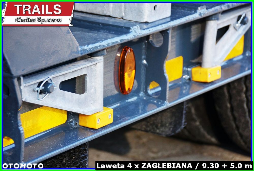 Inny Naczepa rozciągana dł. 18,60 m, zagłębiana x 4, szer. 3,00 m - NAJAZDY HYDRAULICZNE. !!! - 25