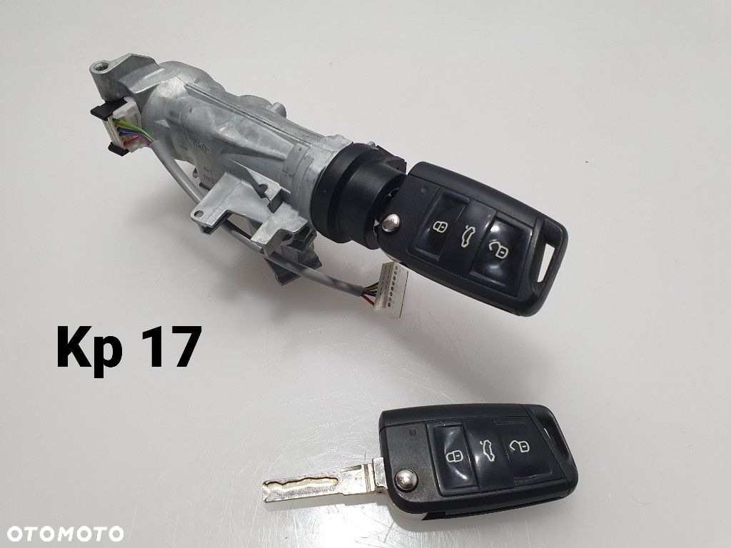 STACYJKA PILOT 2X KLUCZYK T-ROC CADDY PASSAT B8 GOLF TOURAN 5G0959752 - 1