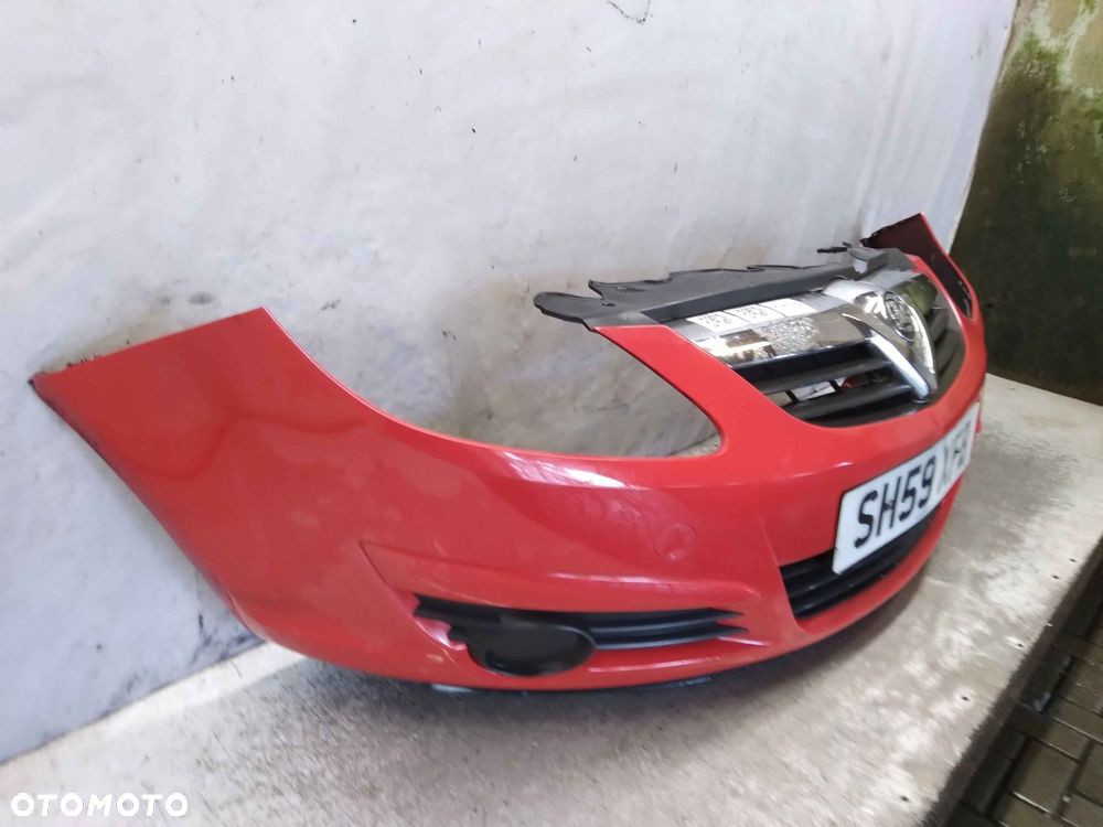$ ZDERZAK PRZÓD PRZEDNI DO OPEL CORSA D KOD KOLOR Y547 CZERWONY - 2