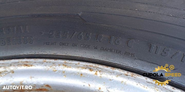Janta cu anvelopa A0014014802 235/65/R16C 6.5Jx16H2 ET62 Mercedes-Ben - 2