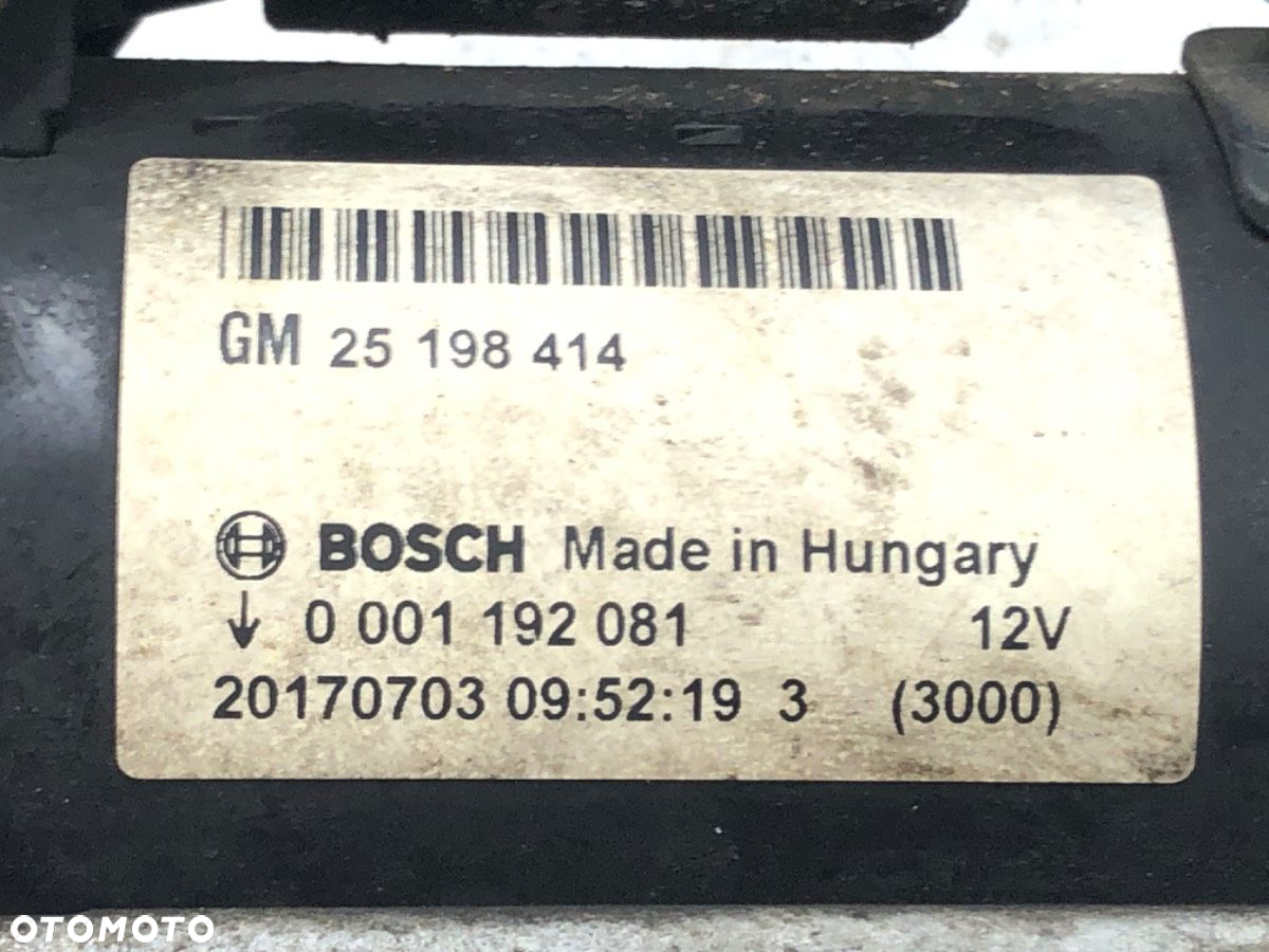 ROZRUSZNIK - 86.00 PLN - OPEL ASTRA J sedan 2012 - 2022 1.4 LPG (69) 103 kW [140 KM] Benzyna / gaz - 4
