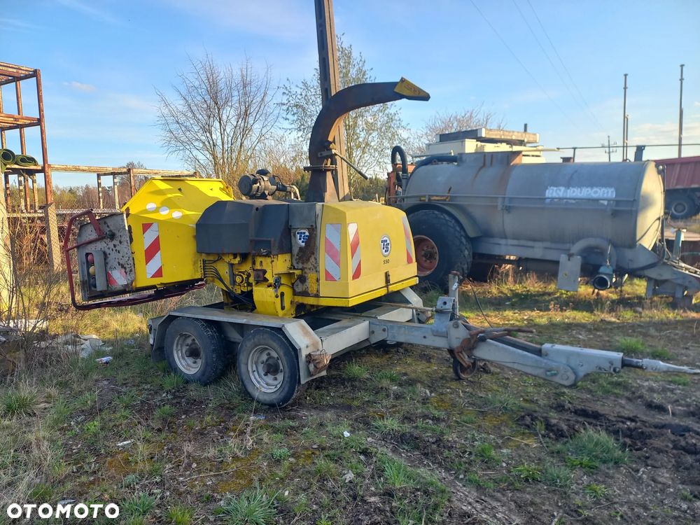 Rębak spalinowy na podwoziu tandem TS 550 M - średnica pnia do 25cm - 1