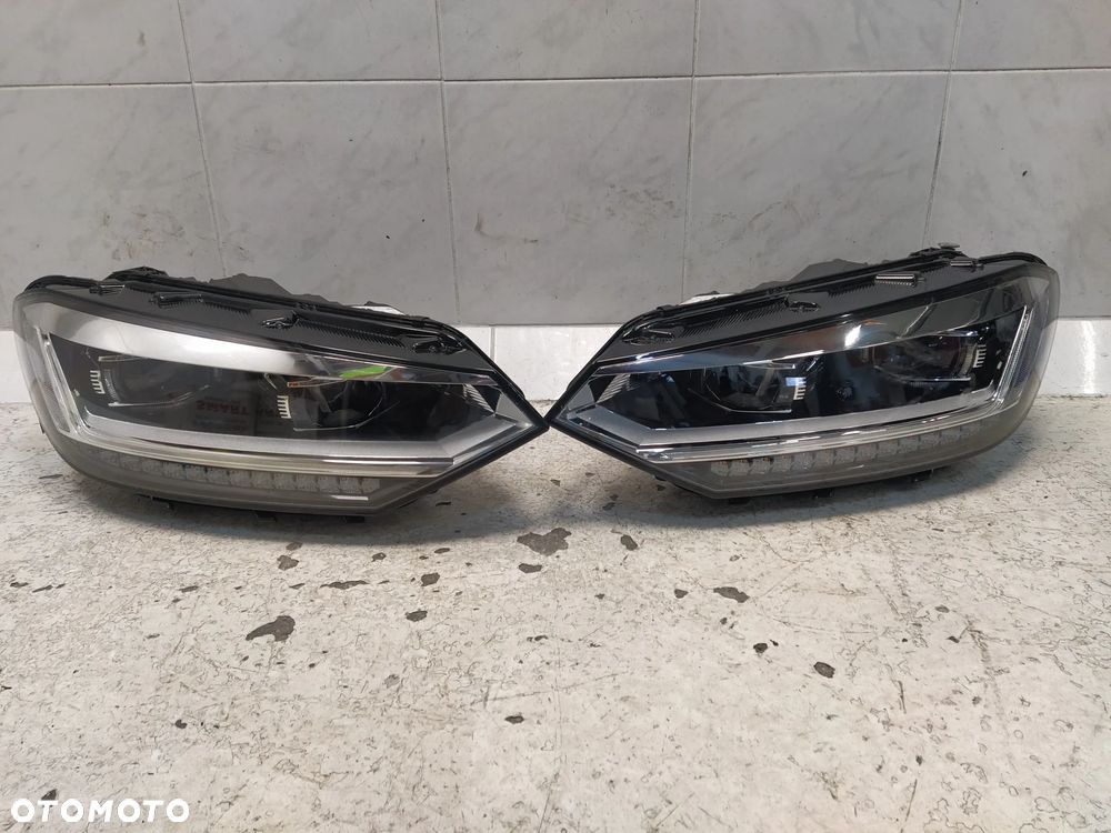 VW TOURAN 5TB 15- LAMPY LAMPA REFLEKTORY REFLEKTOR PRZÓD PRZEDNIE FULL LED PRAWA LEWA PRZETWORNICA ORYGINAŁ - 2