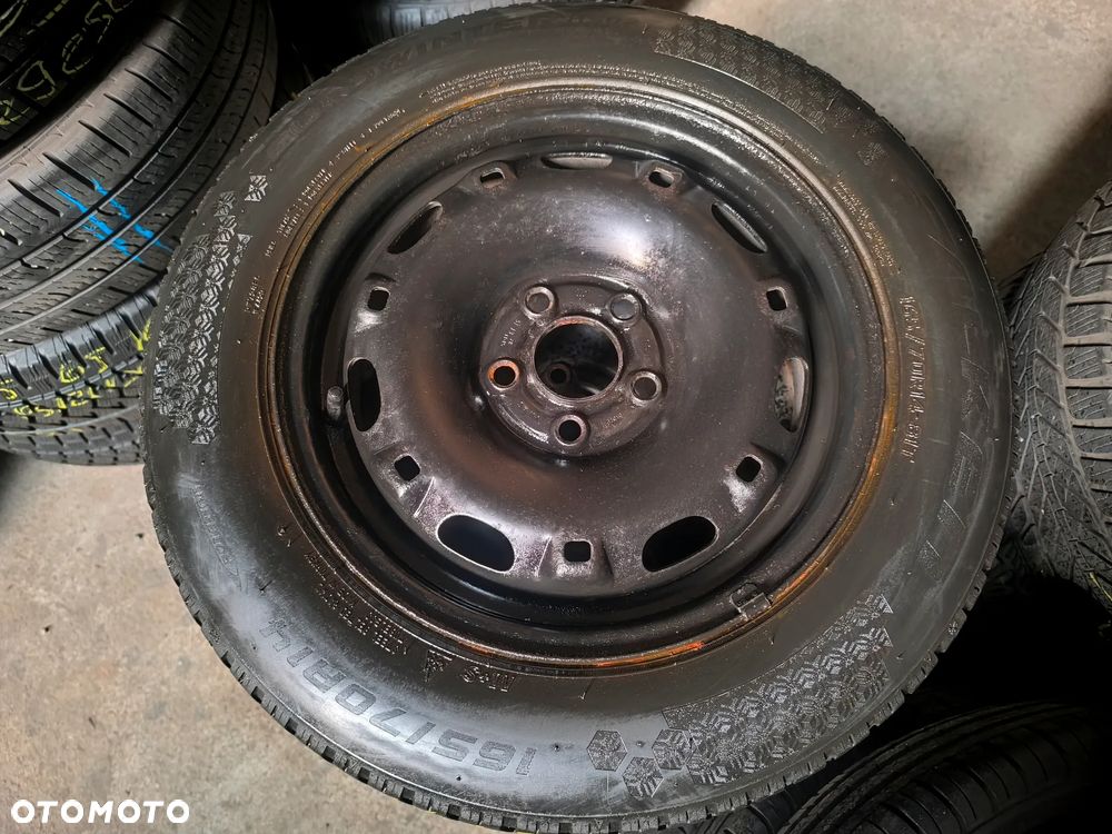 5x100 Felgi Stalowe Stal 14 Koła Zimowe Zima SKODA FABIA PRAKTIK ROOMSTER RAPID SEAT IBIZA CORDOBA TOLEDO IV 4 VW FOX POLO Legnica ALU-RAD 165/70 5,5mm - 3