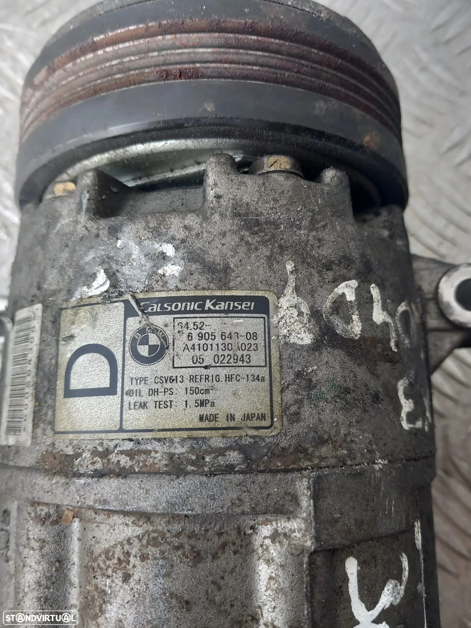 Compressor Ar Condicionado BMW 2.0D Ref: 64526905643-08/A4101130A023/204D4 - 5
