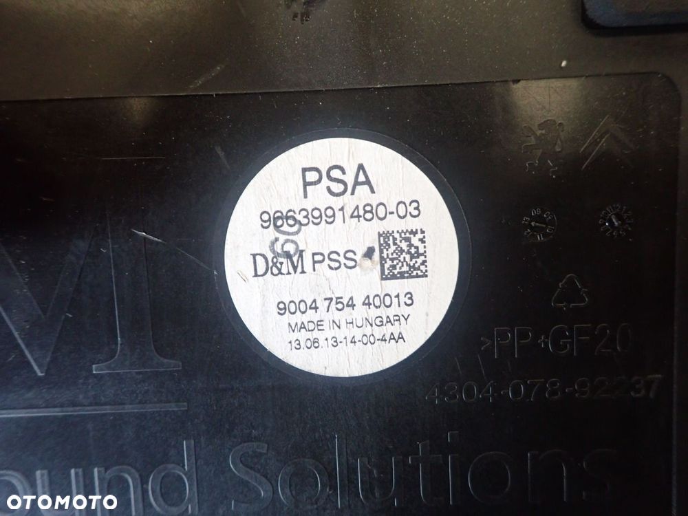 SUBWOOFER CITROEN DS3 1.6 9663991480-03 - 3
