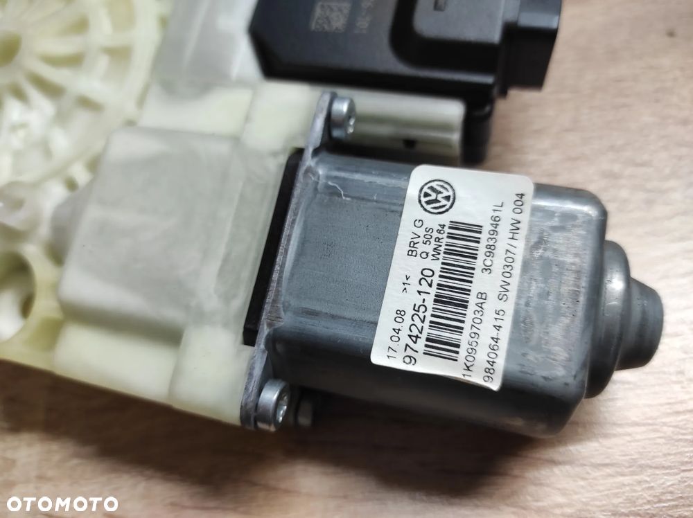 PODNOŚNIK SILNICZEK STEROWNIK SILNIK PODNOSZENIA SZYBY TYŁ LEWY TYLNI LEWY 1K0959795L VW PASSAT B6 CC WYSYŁKA !!!!! - 3