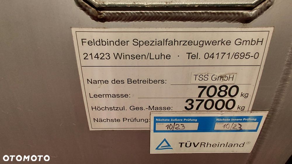 Feldbinder SILOS FELDBINDER 60.3 ALUMINIOWA 60M3 ZAMIANA - 11