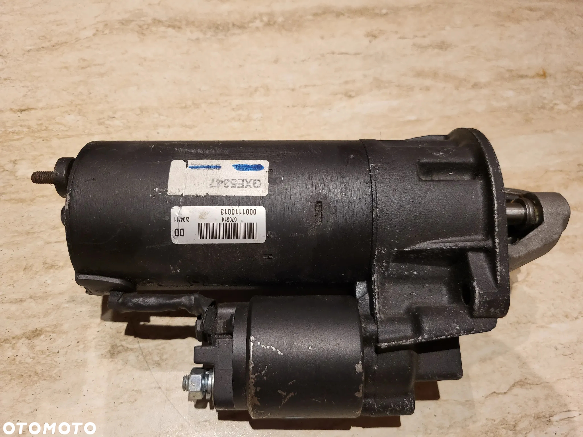 Rozrusznik (12V, 1,7kW) FORD COURIER, ESCORT '81 EXPRESS, ESCORT '86 EXPRESS, ESCORT '95, ESCORT CLASSIC, ESCORT III, ESCORT IV, ESCORT V, ESCORT VI, FIESTA, FIESTA II 1.6D/1.8D 09.83-04.02 - 2