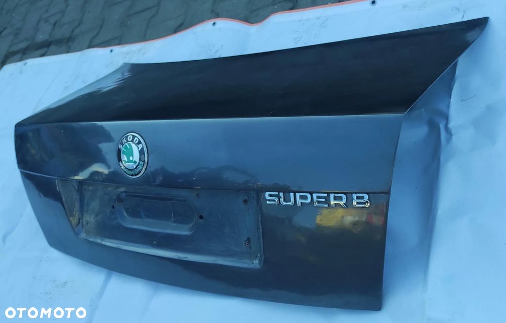 KLAPA BAGAŻNIKA SKODA SUPERB 1 3U0 SZARA WYSYŁKA !!!! - 4