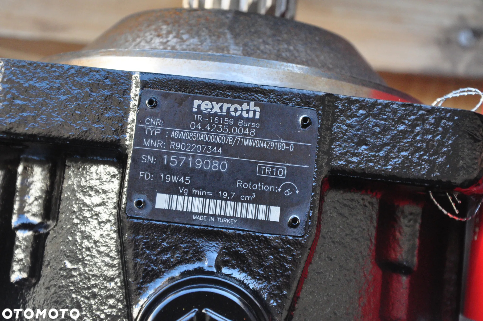 HYDROMOTOR SILNIK JAZDY REXROTH NOWY !!! NR A6VM085DA0000007B/71MWV0N4Z91B0-0 - 6