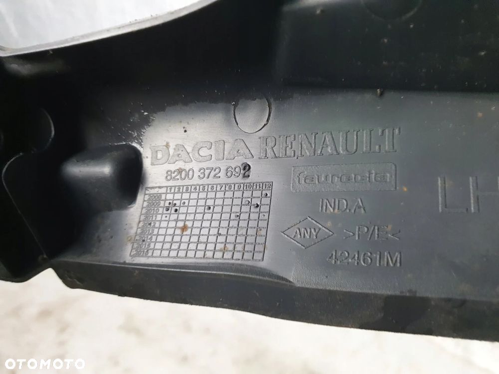 DACIA DUSTER 13- Logan osłona podwozia lewa - 4