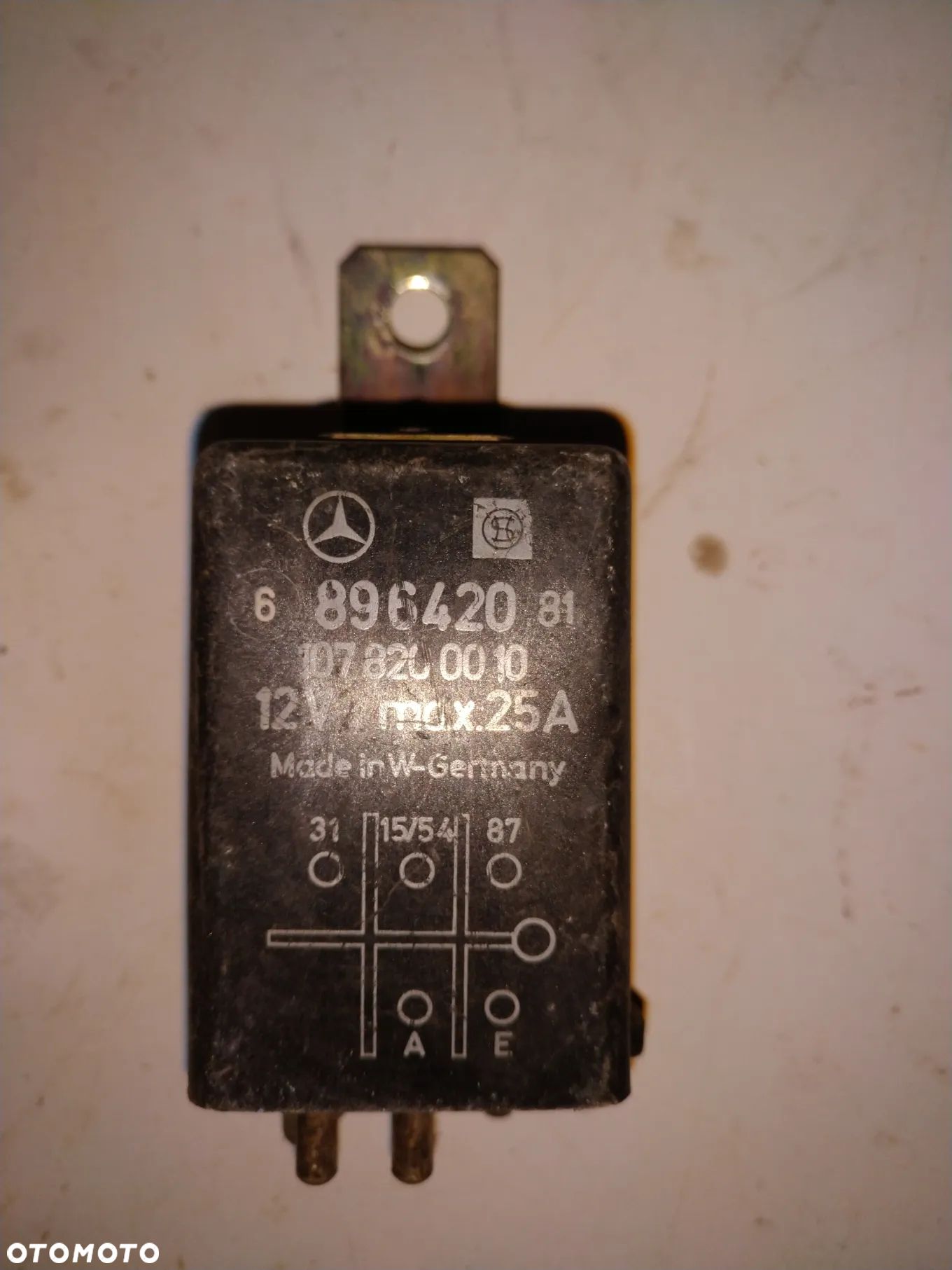 Mercedes W116 W123 przełącznik przekaźnik włącznik potencjometr linka gaszenia silnika emblemat - 2