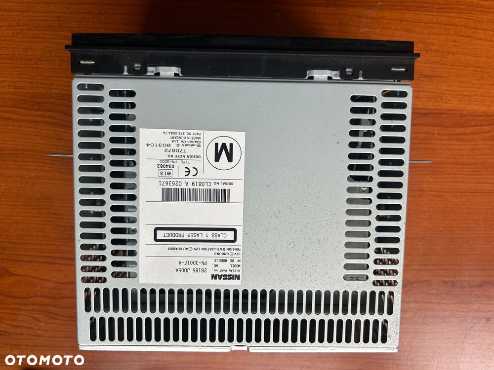NISSAN QASHQAI J10 RADIO CD BLUETOOTH FABRYCZNE 28185JD05A - 3