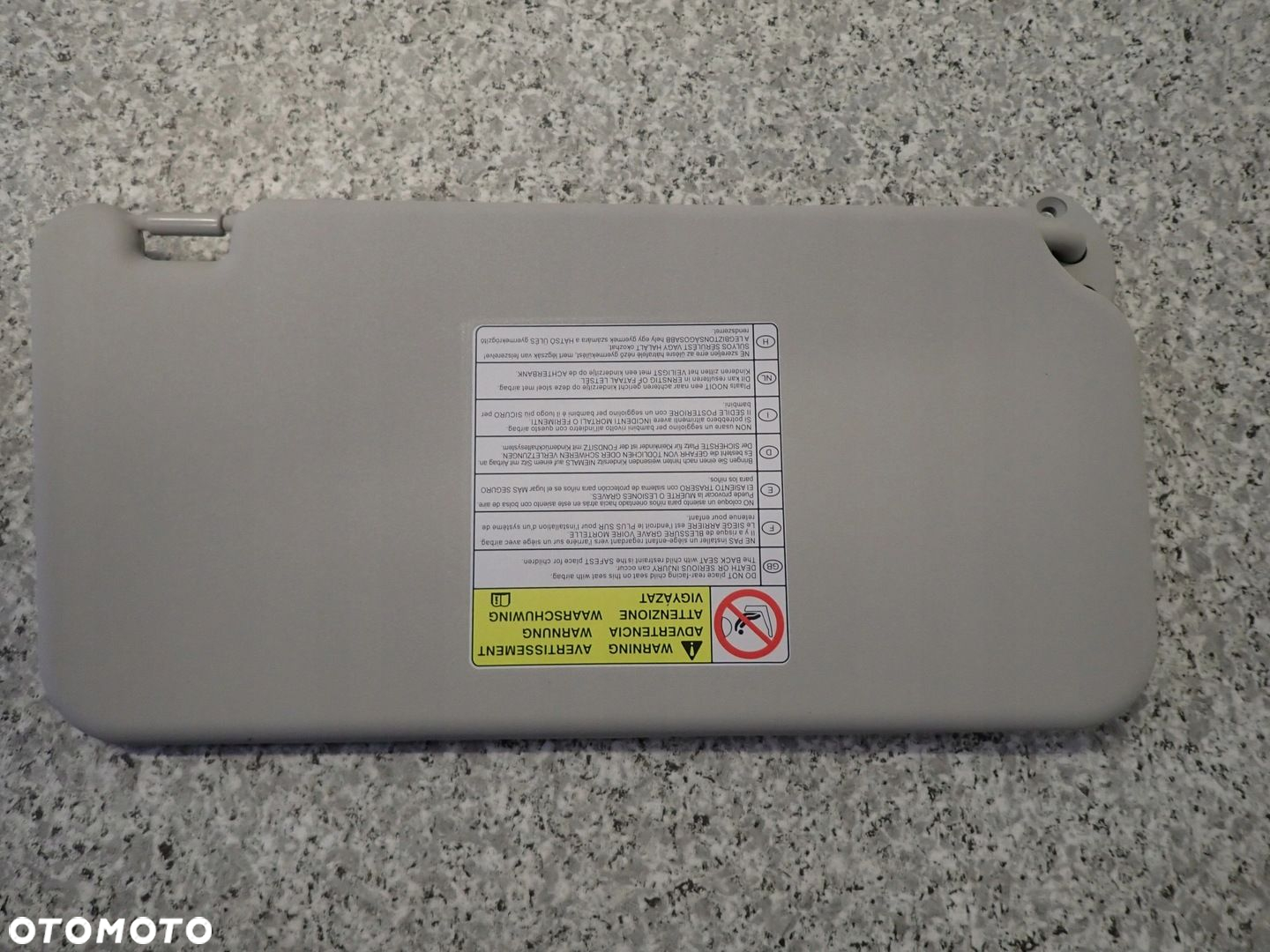 SUZUKI SX4 FIAT SEDICI 06-13 DASZEK PRZECIWSŁONECZNY LEWY NOWY - 5