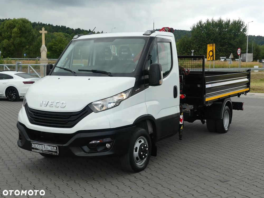 Iveco DAILY 50C16 / WYWROTKA + HDS FASSI F40 / 3- STR KIPER / - 3