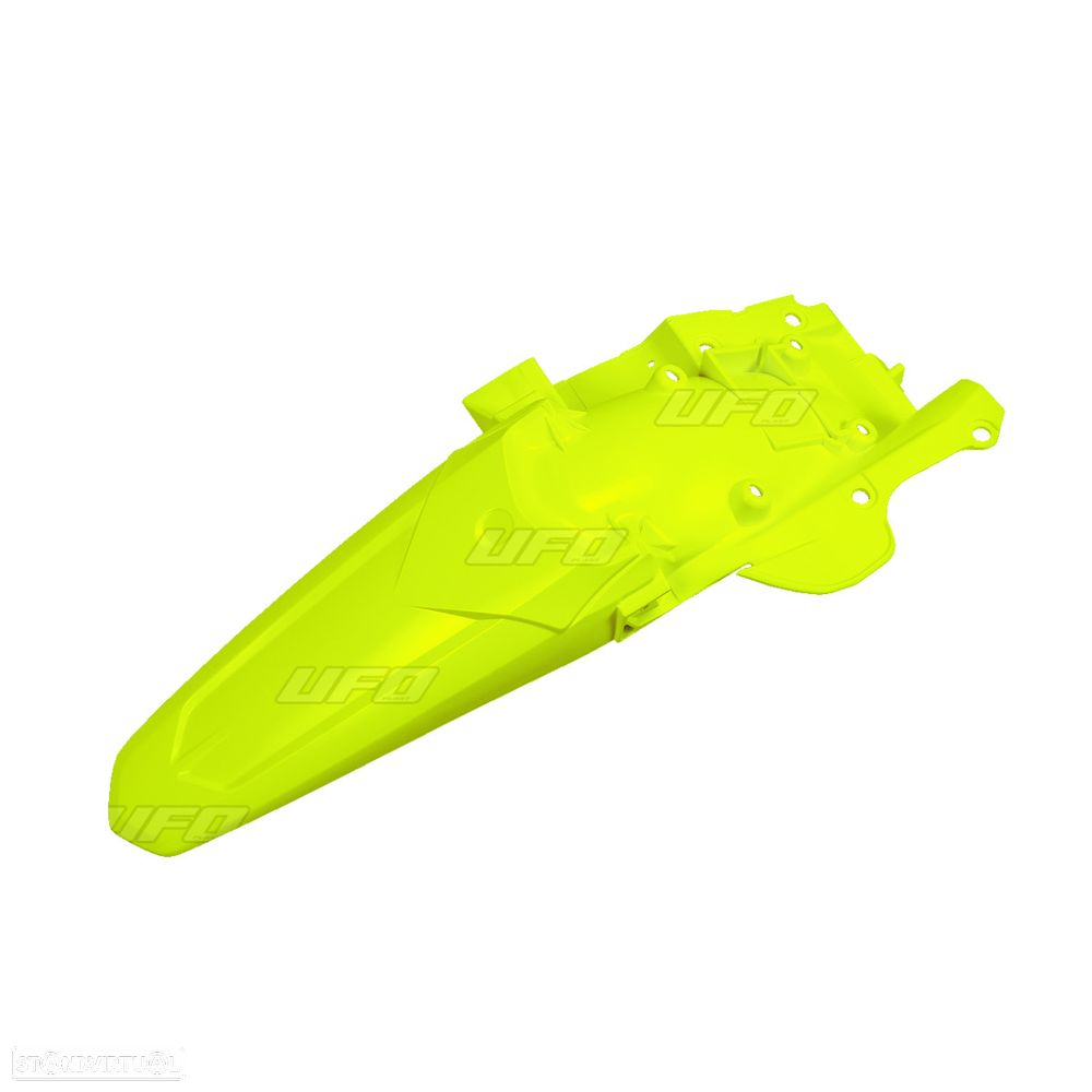 guarda lamas traseiro ufo amarelo fluor yamaha yz 250 / 450 - 1
