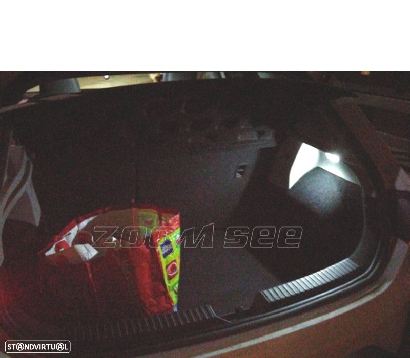 KIT COMPLETO LAMPADAS LED INTERIOR PARA SEAT LEON MK3 5F 5F1 5F5 5F8 13-18 - 6