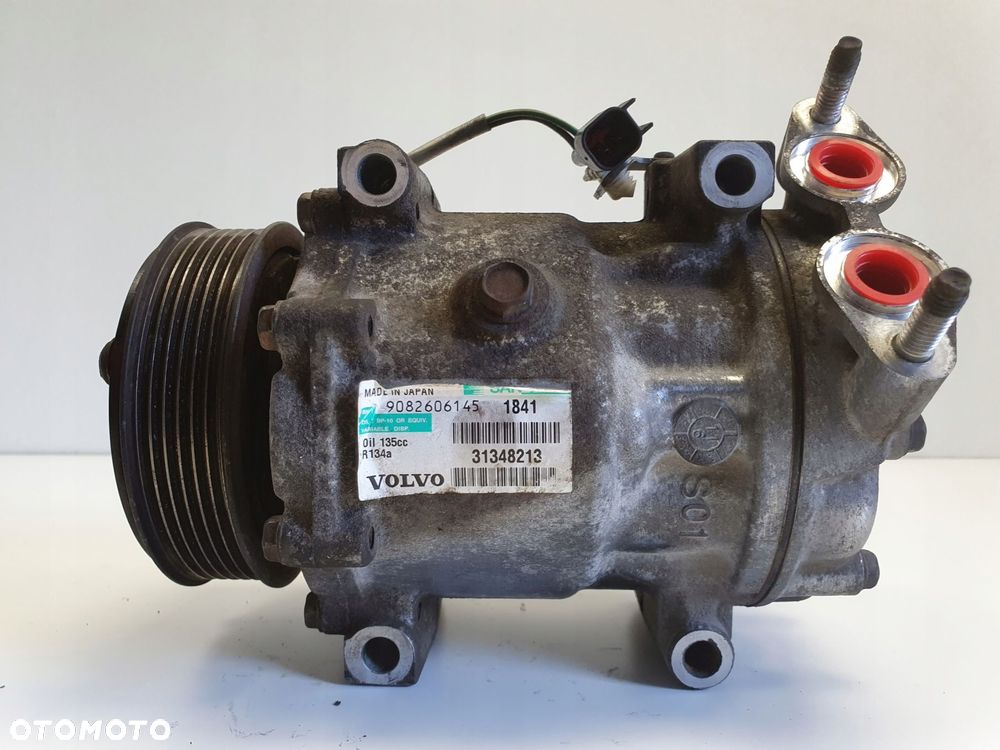 SPRĘŻARKA KLIMATYZACJI Volvo V70 III 1.6 D D2 _ pompa 31348213 - 1