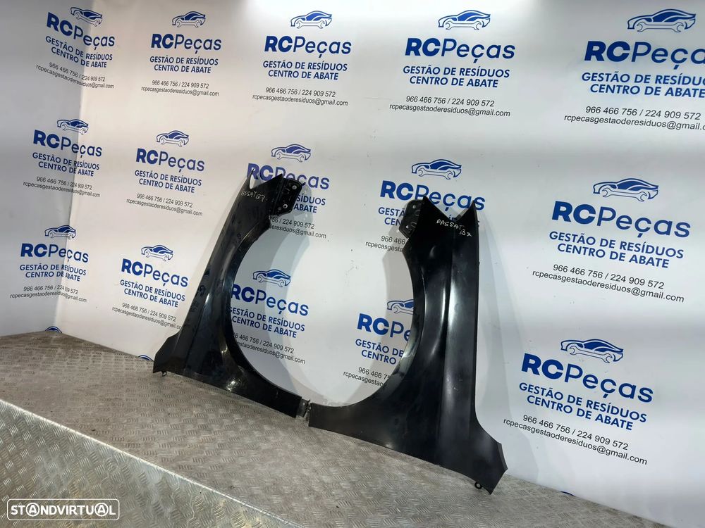 .Guardalamas Frente Frontal Esquerdo Original VW Volkswagen Passat B7 Facelift  2010 - 2015 - 4