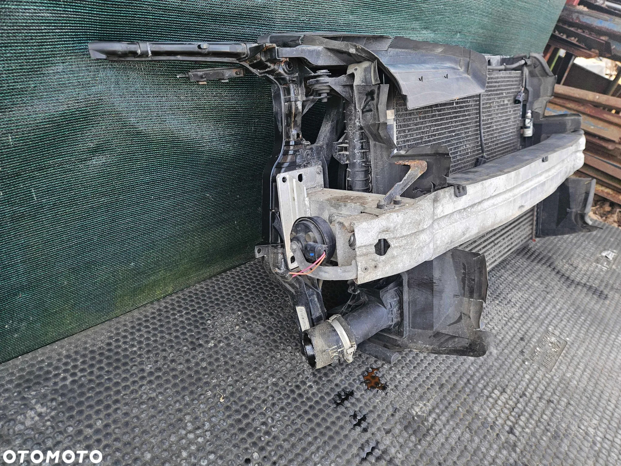 Pas Przedni Wzmocnienie Czołowe Belka Zderzaka Chłodnice Intercooler Wentylator 1.8 2.0 TFSI 2.0 TDI AUDI A4 B8 - 5