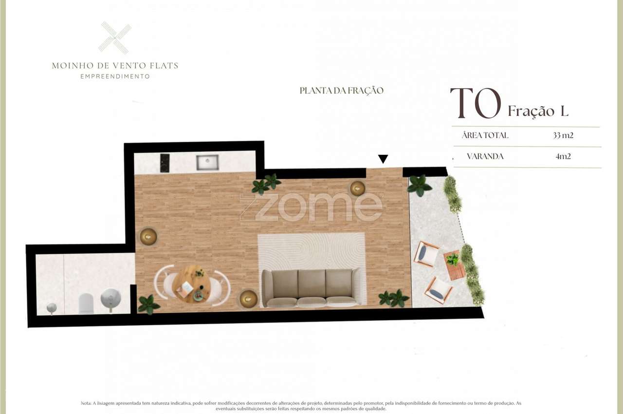 Apartamento T0 L Condominio Moinho de Vento - Grande imagem: 4/19