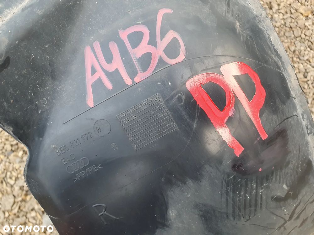 NADKOLE PRAWE PRAWY PRZÓD AUDI A4 B6 8E0821172B ORYGINAŁ - 3