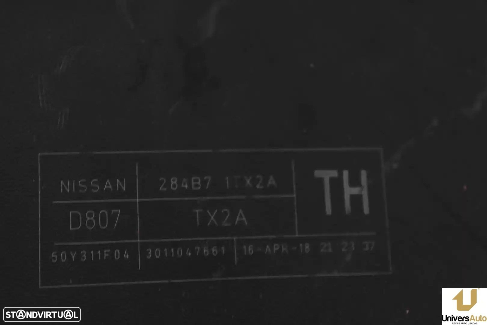 CAIXA RELÉS / FUSÍVEIS NISSAN JUKE 2016 -284B71TX2A - 3