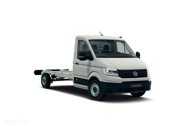 Volkswagen Crafter Crafter 35 Podwozie z pojedynczą kabiną silnik: 2,0 l EU6 SCR 177 KM / skrzynia biegów: Przedni napęd manualna 6-biegowa rozstaw osi: 4490 mm