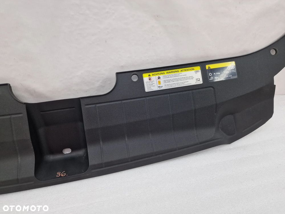 AUDI Q5 LIFT 8R0 11- OSŁONA / NAKŁADKA PASA PRZEDNIEGO PRZÓD , NR 8R0807081A , NR AUKCJI OP86 - 5