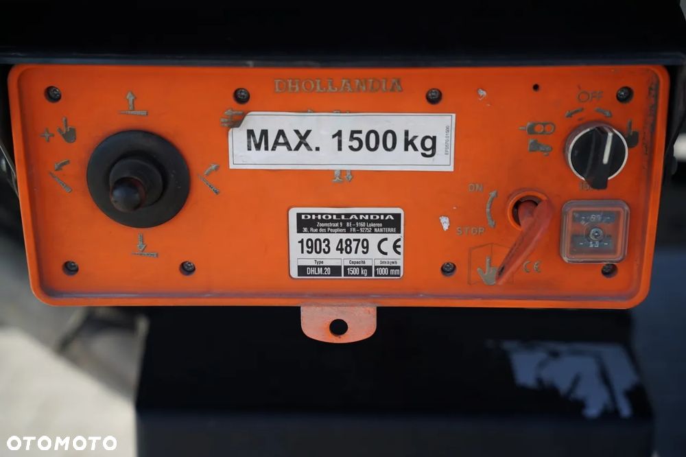 Mercedes-Benz ATEGO 1221 / 4X2 / KONTENER / WINDA DHOLLANDIA - 1 500KG / AUTOMAT / EURO 6 - 19
