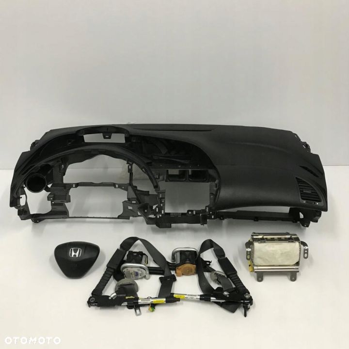 HONDA CIVIC UFO DESKA ROZDZIELCZA KONSOLA KOKPIT PULPIT PODUSZKI AIRBAG AIR BAG PASY KIT SET - 1