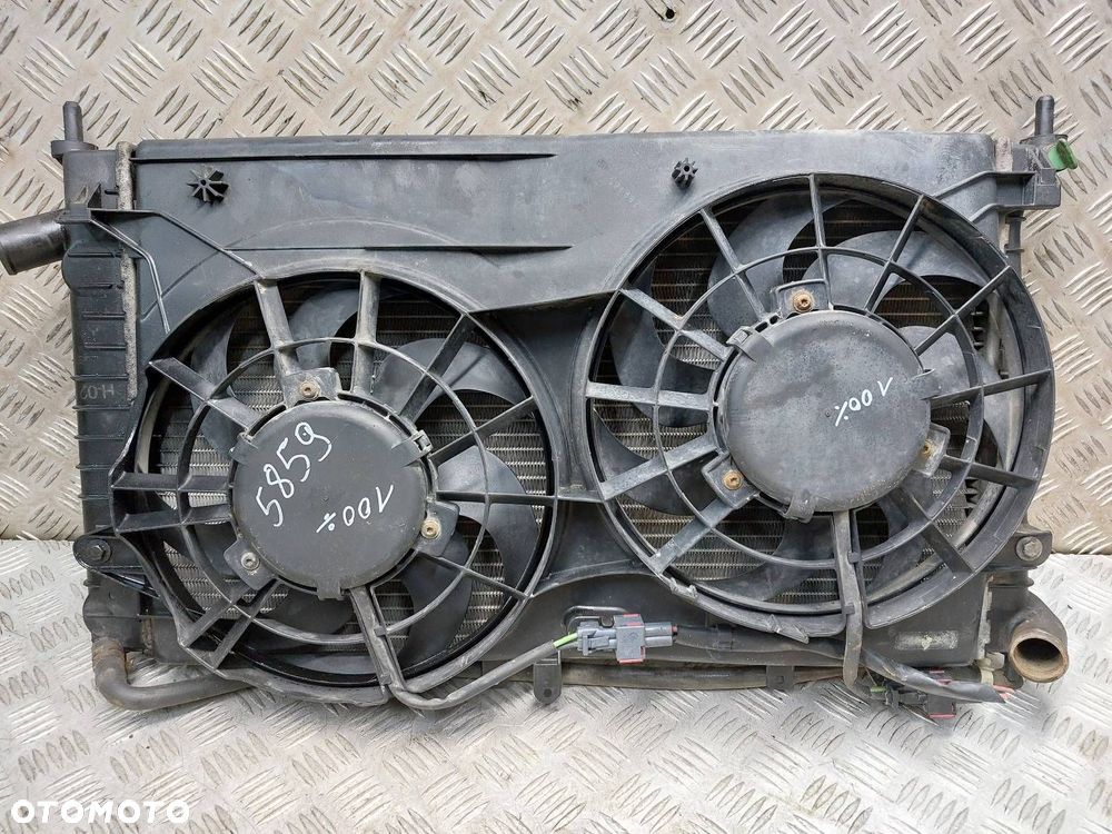 CHŁODNICA WODY + WENTYLATOR SAAB 9-5 I 2.0 T - 3