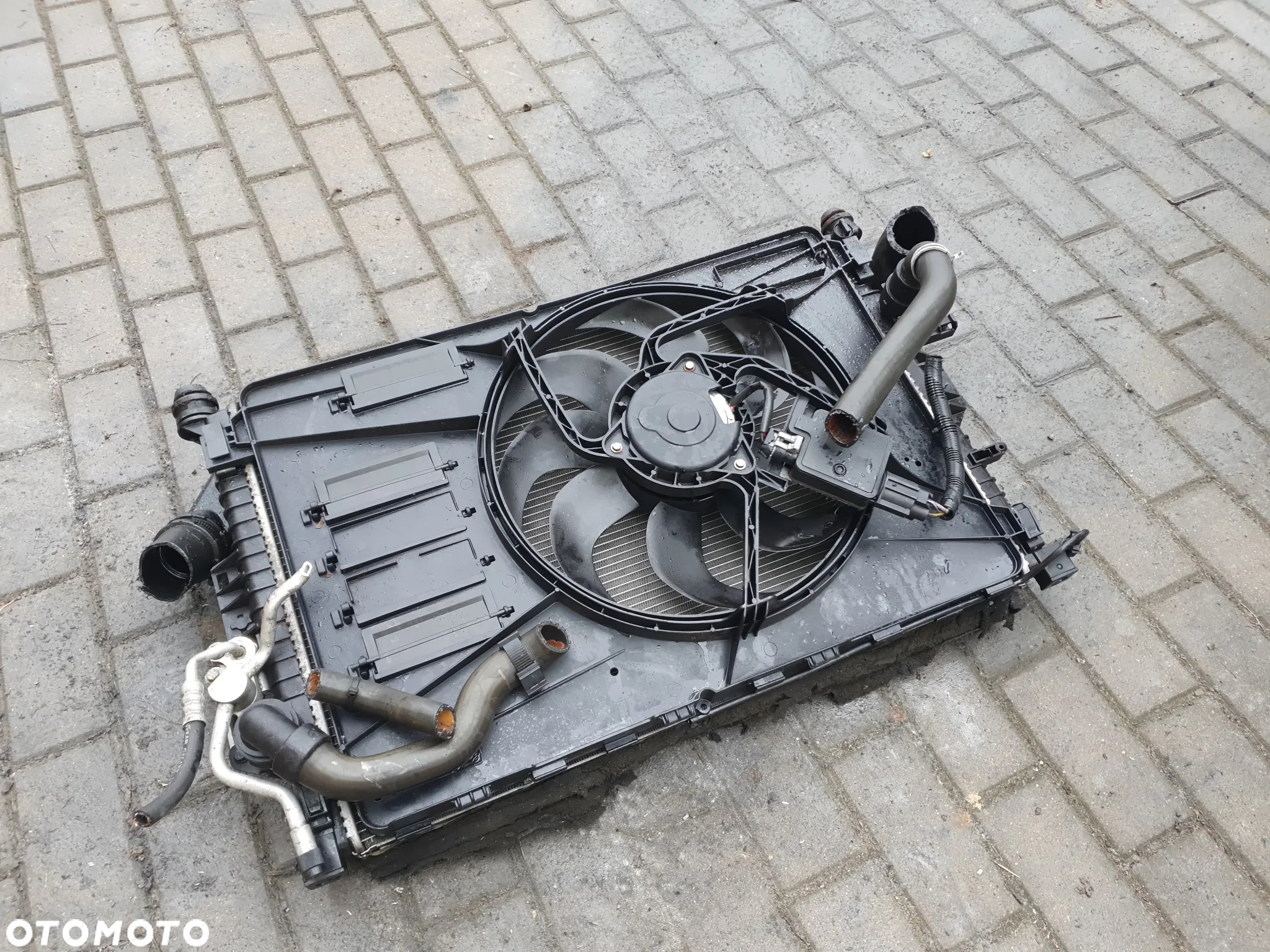 Ford Mondeo MK4 S-max Galaxy 1.6 1.8 2.0 TDCI chłodnica wody wentylator intercooler KOMPLET CHLODNIC - 2