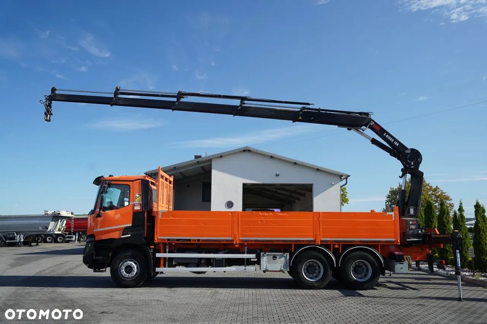 Renault C 430 / 6x4 / SKRZYNIOWY 6,8 M + HDS HIAB 188 ES-4 / WYSÓW 12,5 M / STEROWANIE RADIOWE  / ROTATOR - 4