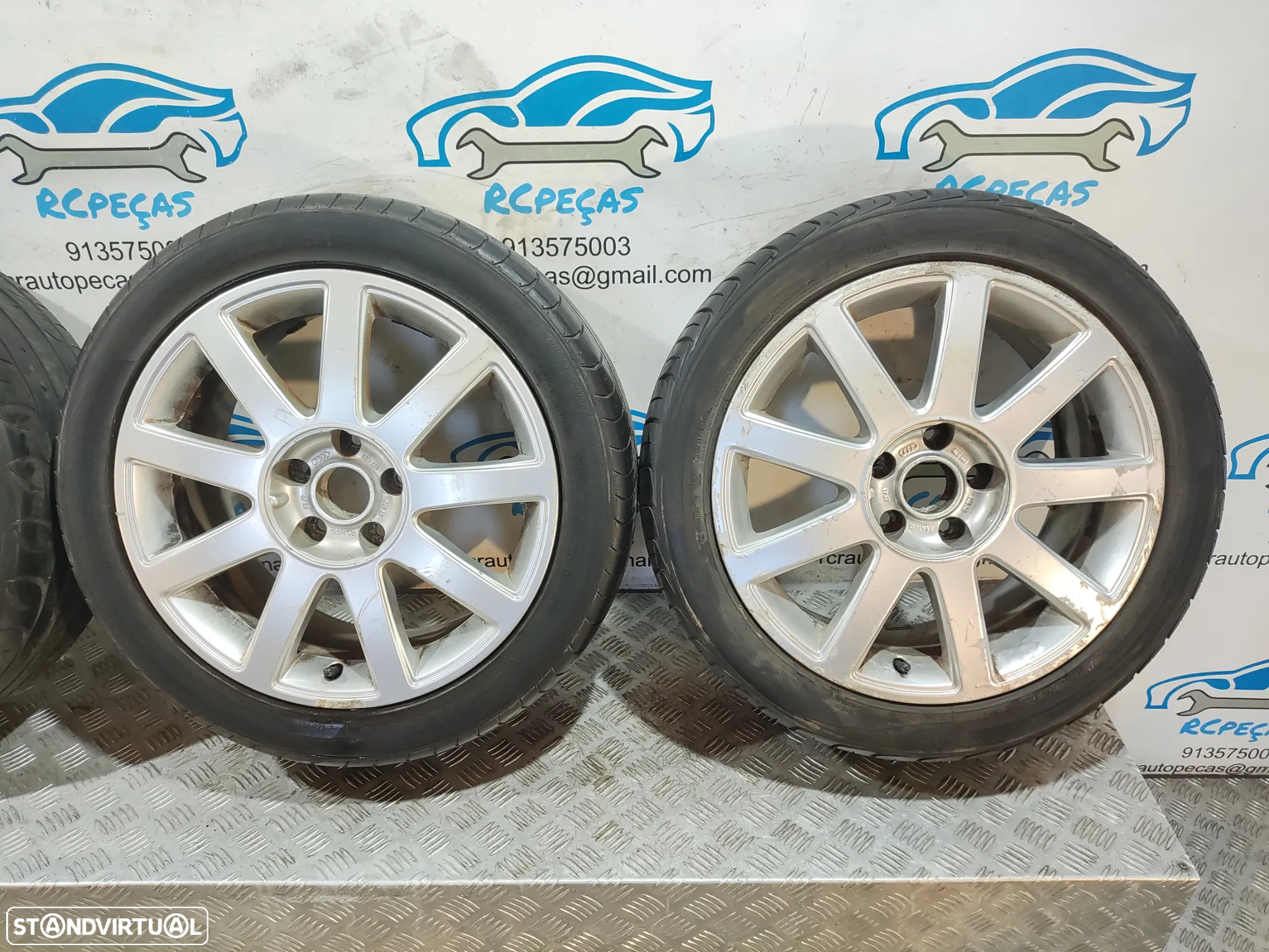- Conjunto Jantes 17 Ronal Originais Audi A4 B6 7,5J ET 43 5x112 - 4