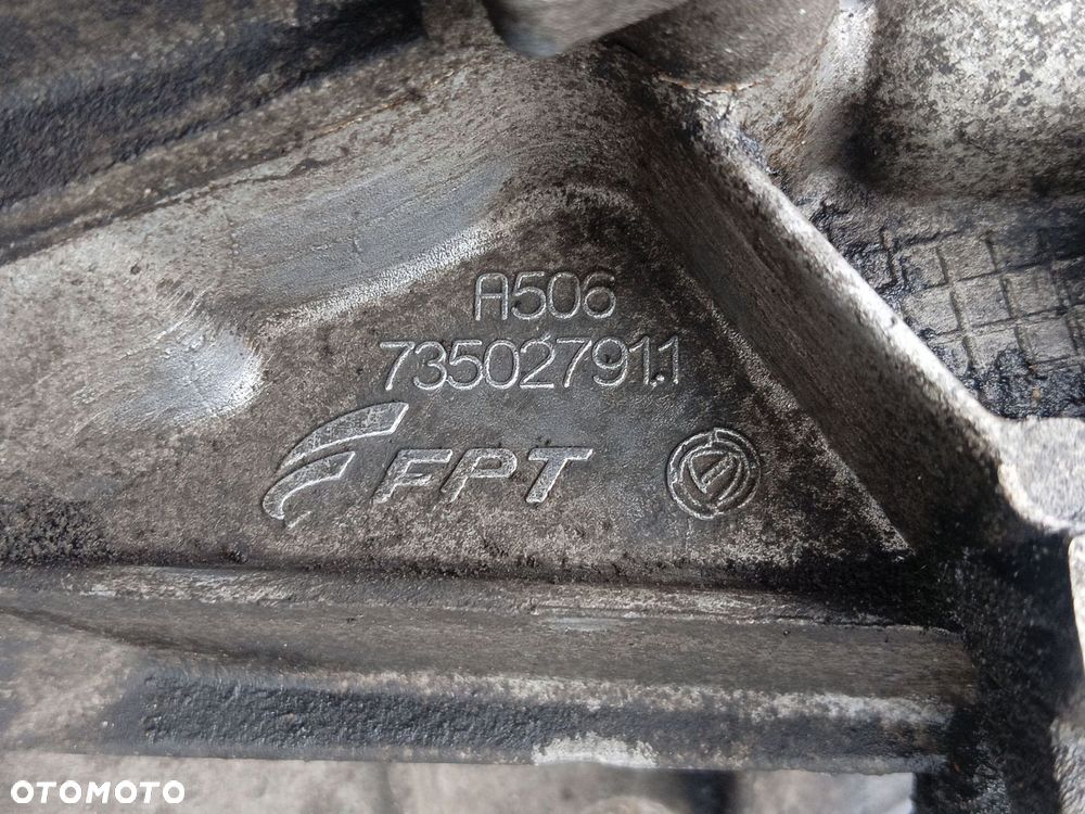 SKRZYNIA BIEGÓW ALFA ROMEO MITO 1.4 MULTIAIR 105KM 73502791 A506 93 TYŚ - 3