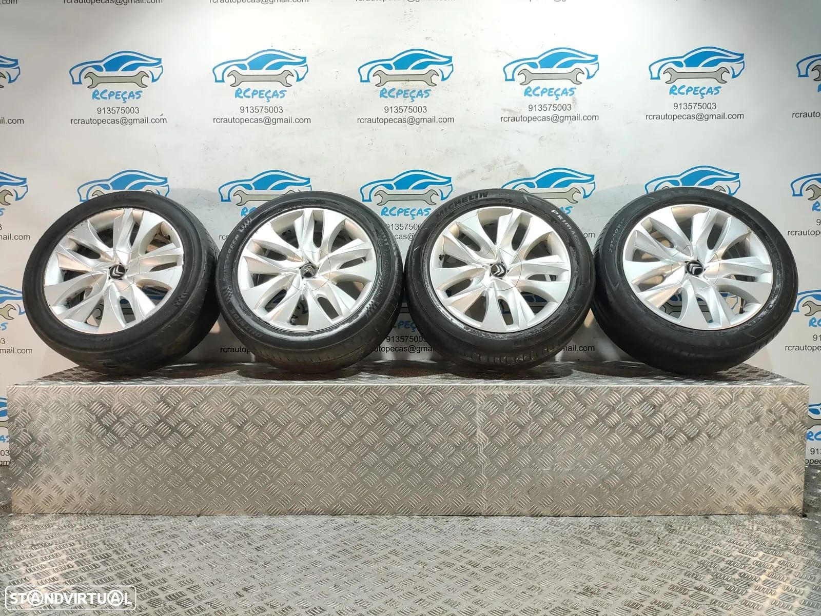 - Jantes 17 Polegadas Originais Citroen - 4x108 - 9670292277 - DS5 DS3 225 50 17 - 1