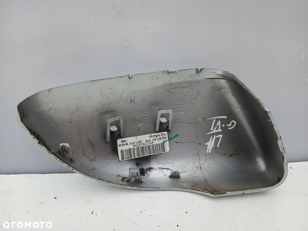 OBUDOWA OSŁONA LUSTERKA LEWA SREBRNA LA7W VW GOLF VI 6 5K0857537 - 2