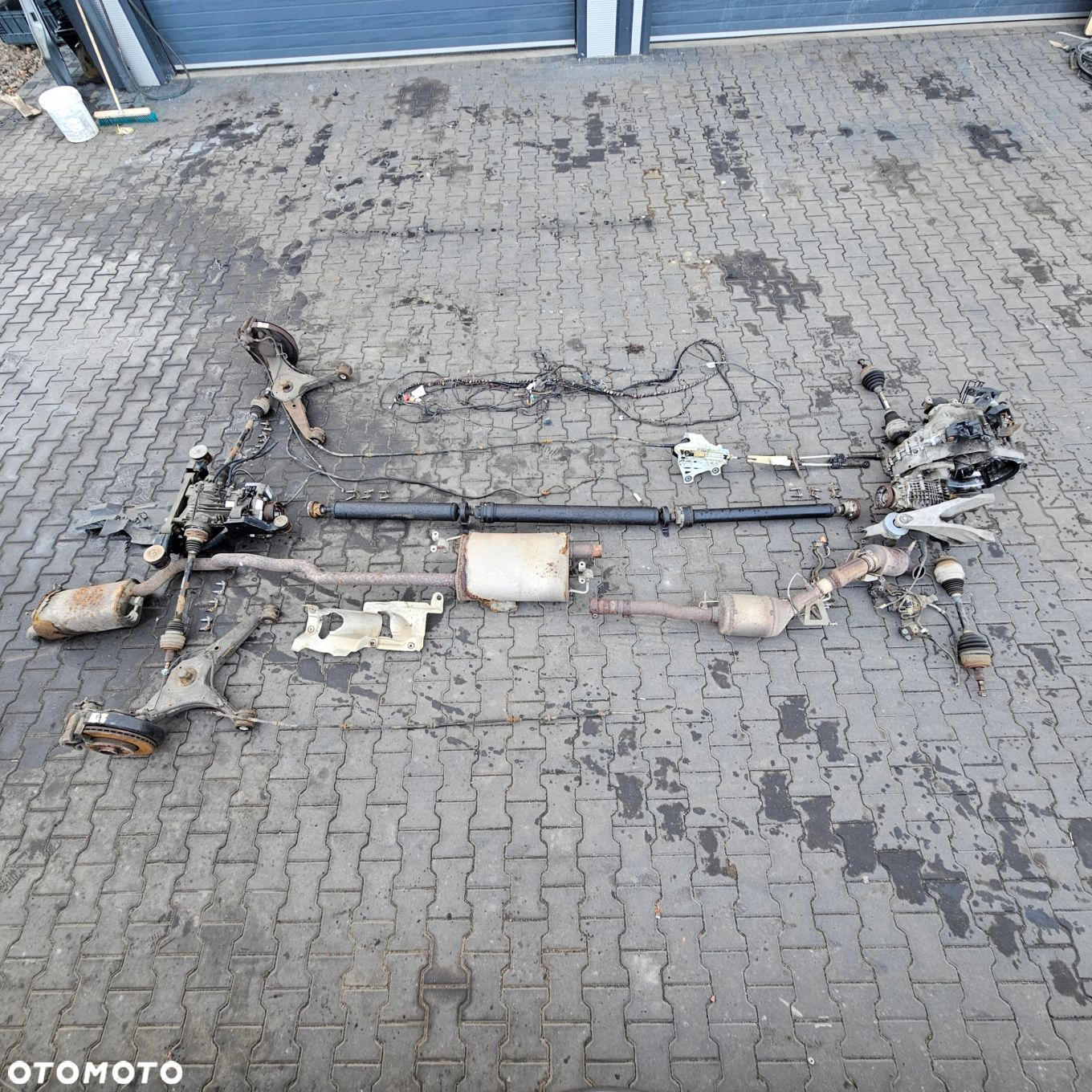 VW T5 LIFT 2.0 TDI LONG napęd skrzynia most reduktor półoś wał wydech 4x4 - 12