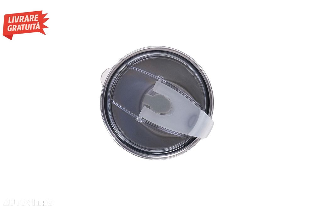 Cana Termoizolanta Otel Inoxidabil SS304 cu Capac Perete Dublu 590ml Gri- livrare gratuita - 3