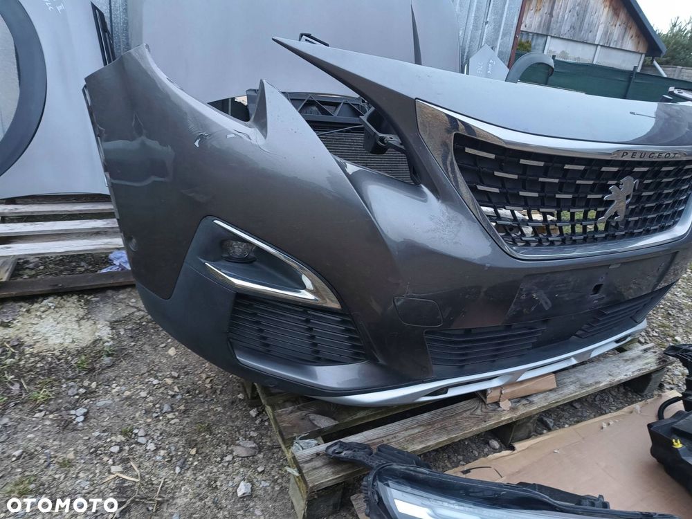 peugeot 3008 ii gt line maska zderzak chłodnice lampy kompletny przód evlc - 3