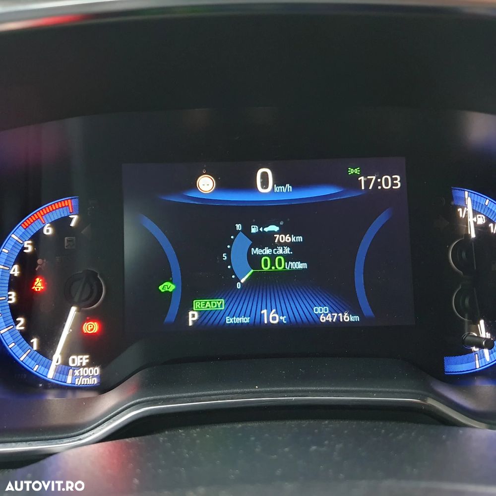 Toyota Corolla 1.8 HSD Exclusive interior Negru - 15