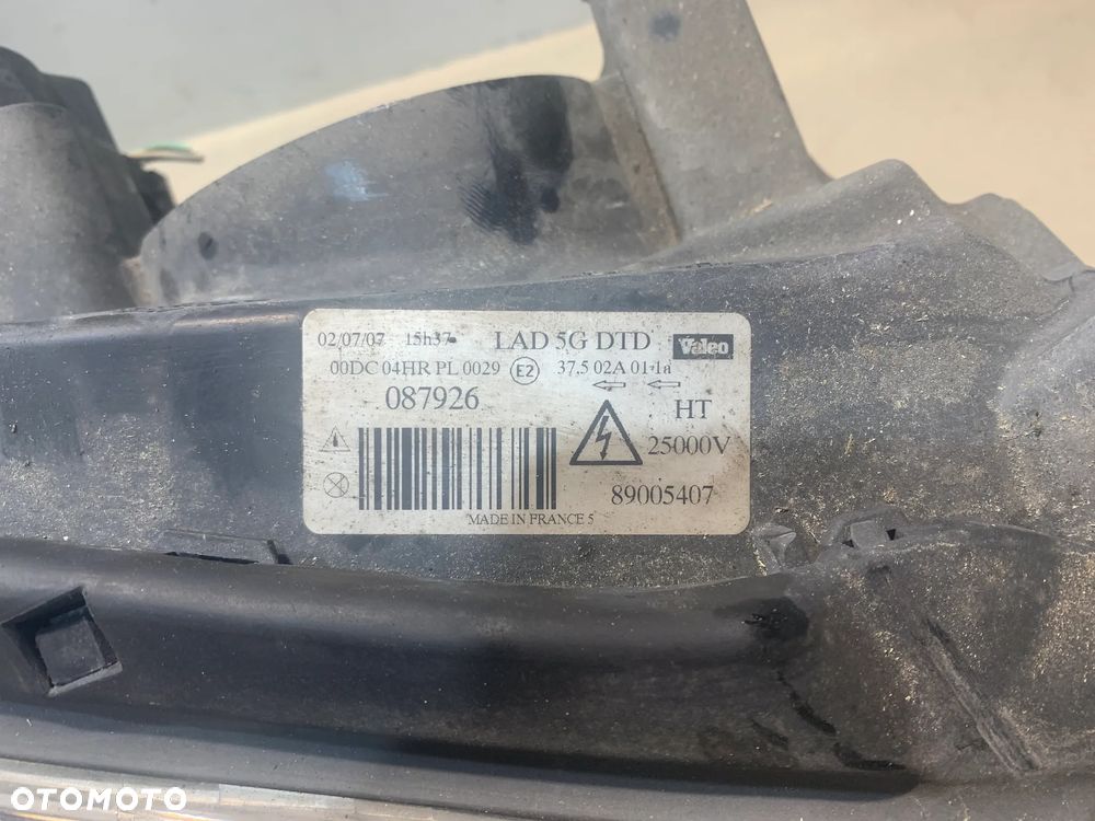 CITROEN C5 LAMPA PRAWA PRZEDNIA XENON PRZETWORNICA 89005407 89030461 - 5