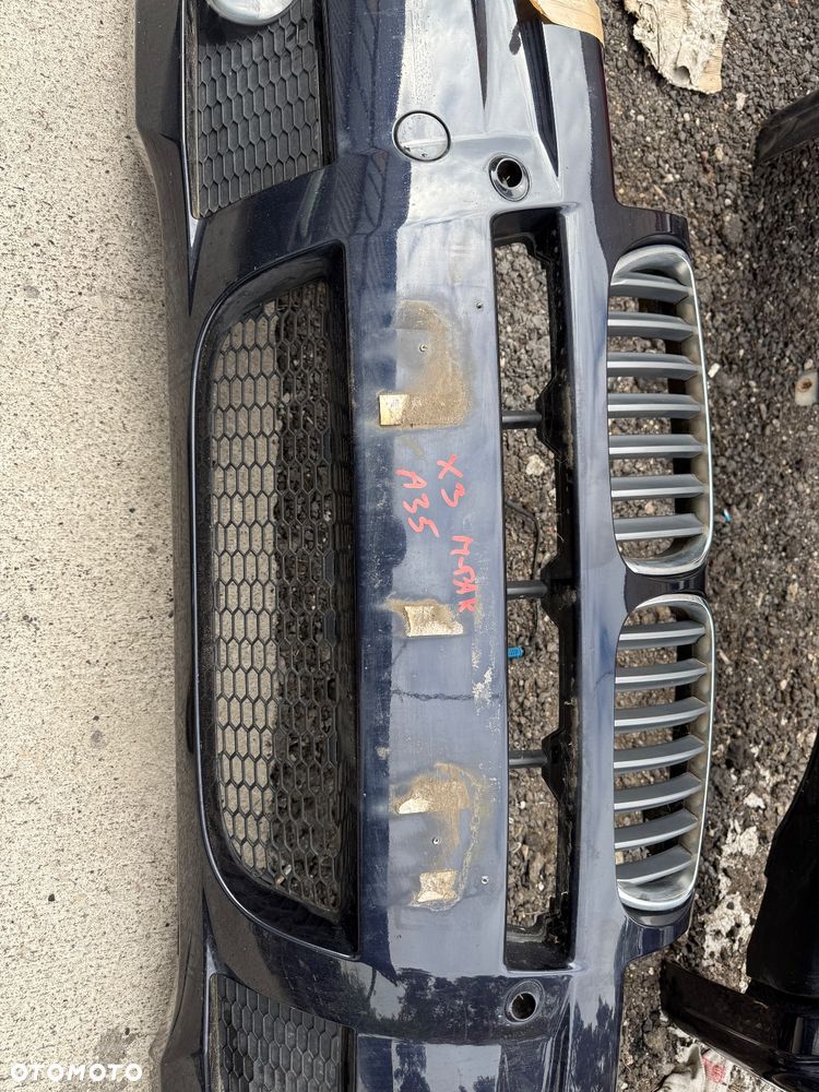 Zderzak zderzaki e83 m pakiet przód tył progi sierpy zestaw BMW x3 e83 Komplet A35 Monacoblau - 3